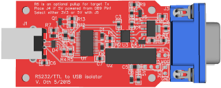 RS232 TTL Isolator